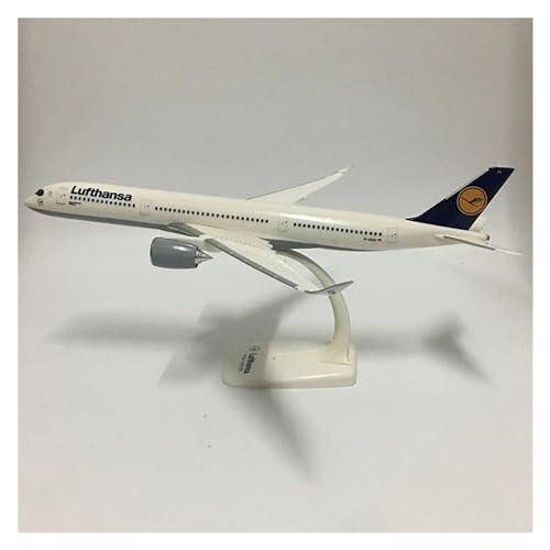 Flugzeugmodell 33 cm Für Lufthansa Airbus A350 Flugzeugmodell Druckguss Flugzeugmodell mit Stativ Exquisites Sammelgeschenk (Farbe: A) von CUNTO