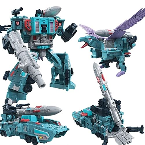 Spirits JUNSt Transformbots Toys Cybertron Battle Fortress Besieged Series Three Variable Fast Gunner Metamorphic Robot Leader Modellhöhe: Zoll von CUNTO