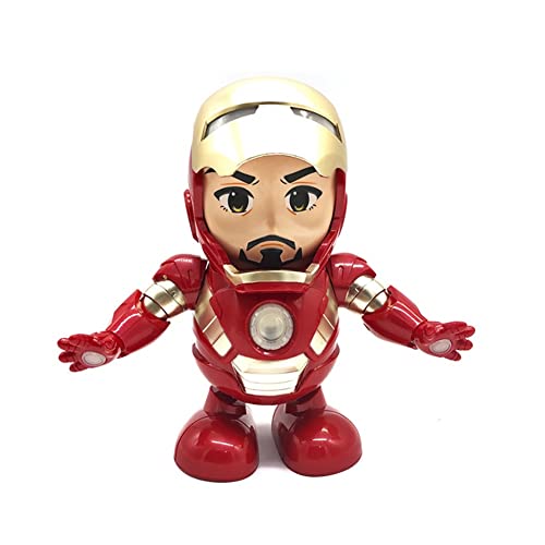 Spirits JUNSt Transformbots Toys Glowing Iron Man Actionfigur, Musik-Actionfigur, Anime-Figur, Junge, Mini-Actionfigur, hoch 20, cm von CUNTO