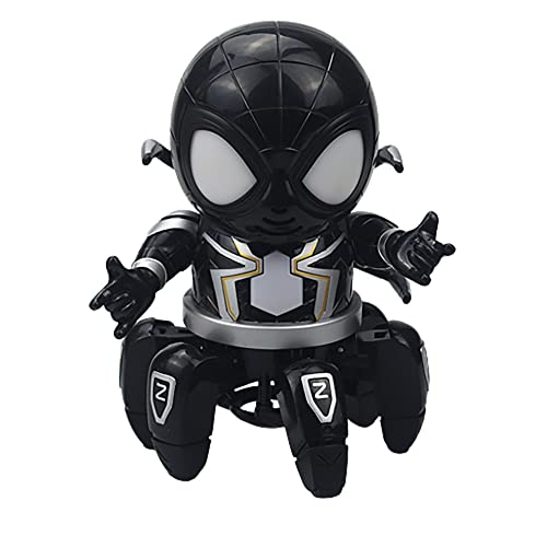 Spirits JUNSt Transformbots Toys Leuchtende Spiderman-Actionfigur, Musik-Actionfigur, Anime-Figur, Junge, Mini-Actionfigur, Höhe 0, Zoll von CUNTO