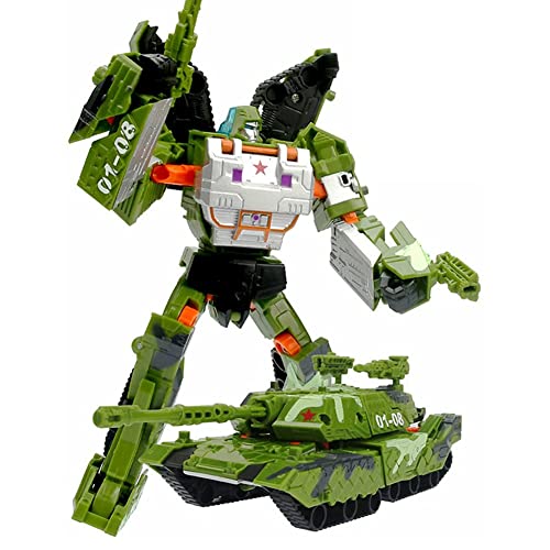 Transformbots-Spielzeug: Transformbots-Panzerroboter sind mit beweglichen Waffenspielzeugen ausgestattet, mit allem Zubehör, Transformbots-Spielzeugroboter, Spielzeug for Kinder ab 14, 14 und 14 Jahre von CUNTO