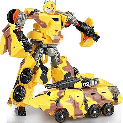 Transformbots-Spielzeug: Transformbots-Panzerroboter sind mit beweglichen Waffenspielzeugen ausgestattet, mit sämtlichem Zubehör, Transformbots-Spielzeugroboter, Spielzeug for Kinder ab 14 Jahren. Das von CUNTO