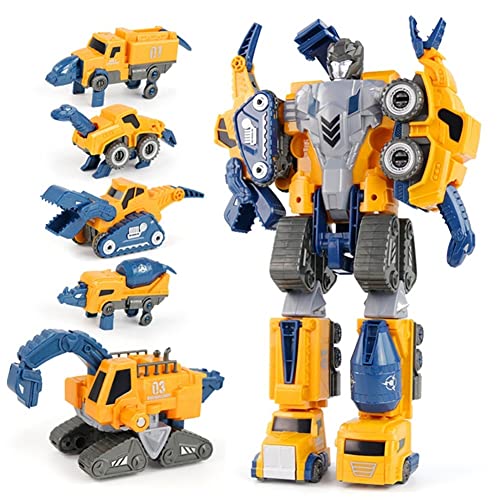 Transformbots Toy Kleinkind-Roboter-Bauauto-Set – Teile eines Kinder-Transformationsroboters – Magnetisches Spielzeug mit langlebigem Stecker – Einfache DIY-Montagefunktion – -in-1-Spielzeugkörper, 15 von CUNTO