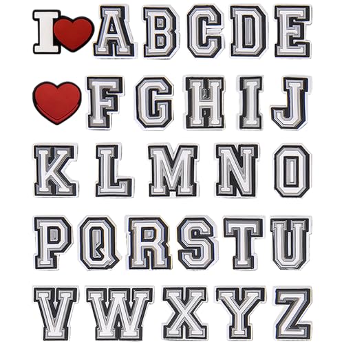 28 Stück Brief Schuhanstecker Für Croc Schuh Anstecker Schuhanhänger Buchstabe ABC-Z Nummer Zeichen Zubehör Letter Number Charms Pins Für Clogs Dekorationen 28 Stück Brief Schuhanstecker Für Croc Schuh Anstecker Schuhanhänger Buchstabe ABC-Z Nummer Zeichen Zubehör Letter Number Charms Pins Für Clogs Dekorationen von CUNUEN