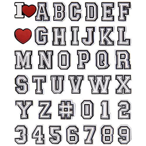 39 Pack Letter Decoration Charms 0-9# Number, Alphabet ABC-Z Characters, DIY for Boy Girl Teens Men Women and Adults 39 Pack Letter Decoration Charms 0-9# Number, Alphabet ABC-Z Characters, DIY for Boy Girl Teens Men Women and Adults von CUNUEN