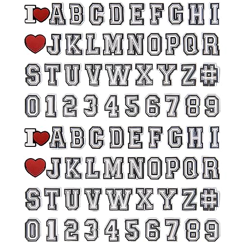 78 Stück Brief Schuhanstecker Für Croc Schuh Anstecker Schuhanhänger Buchstabe ABC-Z Nummer Zeichen Zubehör Letter Number Charms Pins Für Clogs Dekorationen von CUNUEN