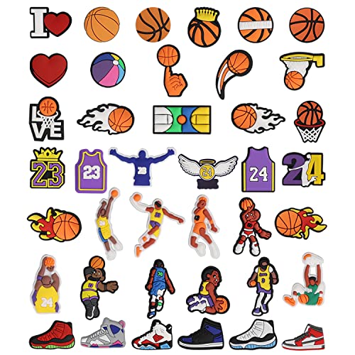 Basketball Schuhanstecker Für Croc Schuh Anstecker Schuhanhänger Zubehör Sports Charms Pins Für Clogs Dekorationen Basketball Schuhanstecker Für Croc Schuh Anstecker Schuhanhänger Zubehör Sports Charms Pins Für Clogs Dekorationen von CUNUEN