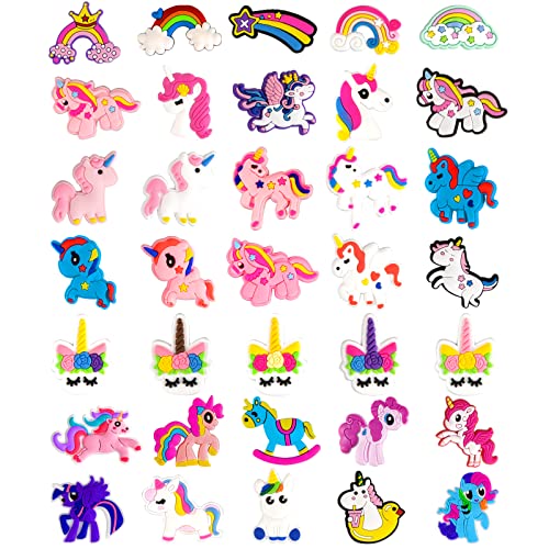 Unicorn Decoration Charms, Cute Rainbow Charm for Grils Kids Women Adults Gifts Unicorn Decoration Charms, Cute Rainbow Charm for Grils Kids Women Adults Gifts von CUNUEN
