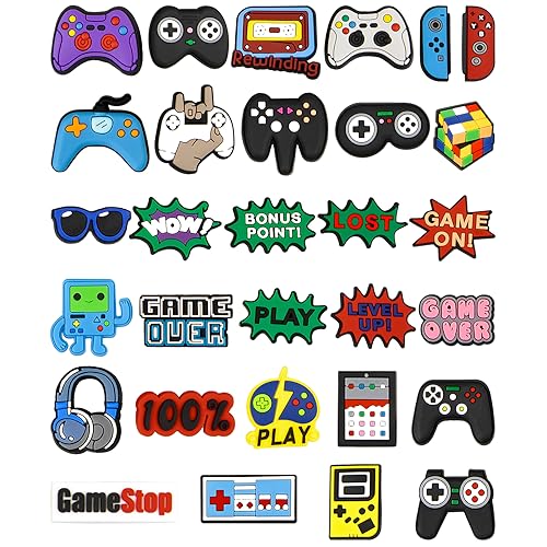 Videospiel Schuhanstecker Für Croc Schuh Anstecker Schuhanhänger Zubehör Video Game Sports Charms Pins Für Clogs Dekorationen Videospiel Schuhanstecker Für Croc Schuh Anstecker Schuhanhänger Zubehör Video Game Sports Charms Pins Für Clogs Dekorationen von CUNUEN