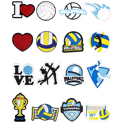 Volleyball Schuhanstecker Für Croc Schuh Anstecker Schuhanhänger Zubehör Sport Charms Pins Für Clogs Dekorationen Volleyball Schuhanstecker Für Croc Schuh Anstecker Schuhanhänger Zubehör Sport Charms Pins Für Clogs Dekorationen von CUNUEN