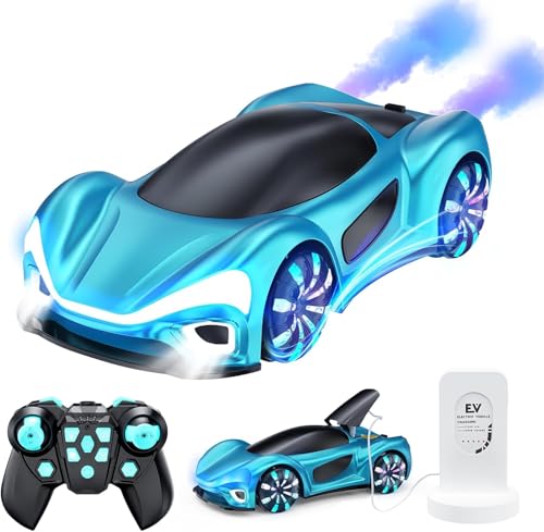 CUPCHID Ferngesteuertes Auto mit LED Licht,RC Auto 360° Drehung,4WD 20KM/H Offroad 2.4G MonsterTruck Spielzeug Mädche Jungen für Kinder ab 3 Jahren von CUPCHID