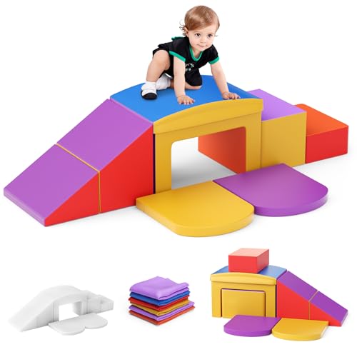CUPCHID Schaumstoff Bausteine Kinder,Ersatz-Lederbezug für Kinderbausteine, mehrere Farboptionen, langlebiger und leicht zu reinigen (JMPT-001) von CUPCHID