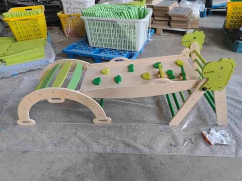 klettergerüst Indoor,7-in-1 Montessori Indoor Spielset (C) von CUPCHID