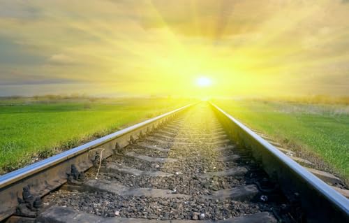 100-teiliges Puzzle für Erwachsene, Eisenbahn, 45,5 x 35,5 cm 100-teiliges Puzzle für Erwachsene, Eisenbahn, 45,5 x 35,5 cm von CUREW