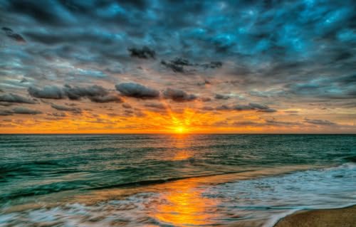 100-teiliges Puzzle für Erwachsene, Strand, Landschaft, Ozean, 45,5 x 35,5 cm 100-teiliges Puzzle für Erwachsene, Strand, Landschaft, Ozean, 45,5 x 35,5 cm von CUREW