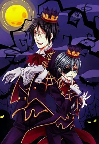 1000 Stück Schwarze Brina Palencia, Japanisches Anime-Poster für Erwachsene, Familie, Lernspielzeug, Vy298Nt, 38x26CM von CUREW