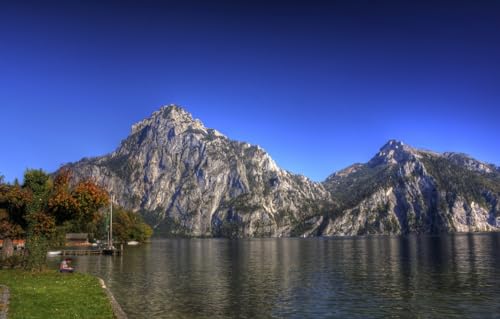 1000-teiliges Puzzle, pädagogisches Puzzlespielzeug für Kleinkinder, Jungen und Mädchen, Landschaft, Berge, Österreich, Traunkirchen, 70 x 50 cm 1000-teiliges Puzzle, pädagogisches Puzzlespielzeug für Kleinkinder, Jungen und Mädchen, Landschaft, Berge, Österreich, Traunkirchen, 70 x 50 cm von CUREW