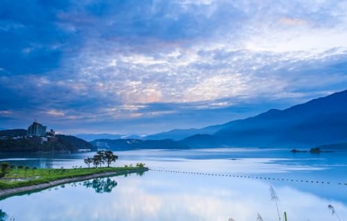 1000-teiliges Puzzle für Erwachsene | Puzzle 1000 Teile für Erwachsene, Geschenke, Bäume, Berge, China, Taiwan, 38 x 26 cm von CUREW