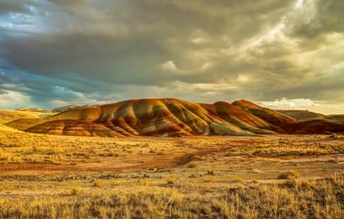 200-teilige Puzzles für Erwachsene | Puzzle | Puzzles 200 Teile für Erwachsene, USA, Zentral-Oregon, John Day Fossil Beds National Monument 35 x 25 cm von CUREW