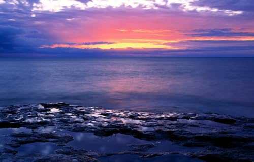 200-teiliges Puzzle – Jedes Teil ist einzigartig – Anspruchsvolles, unterhaltsames Spiel für Erwachsene und die ganze Familie, Meer, 35 x 25 cm 200-teiliges Puzzle – Jedes Teil ist einzigartig – Anspruchsvolles, unterhaltsames Spiel für Erwachsene und die ganze Familie, Meer, 35 x 25 cm von CUREW