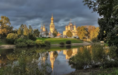 200-teiliges Puzzle für Erwachsene und Kinder ab 10 Jahren, Bäume, Landschaft, Tempel, 35 x 25 cm 200-teiliges Puzzle für Erwachsene und Kinder ab 10 Jahren, Bäume, Landschaft, Tempel, 35 x 25 cm von CUREW
