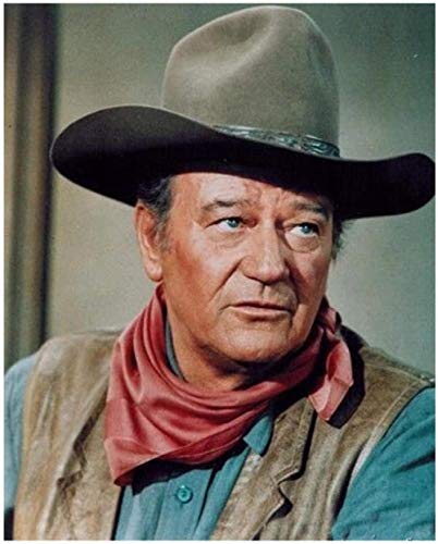 Cowboy John Wayne Puzzle 100 Teile, Intellektuelle Puzzles für Lernspielzeug, Malerei, Kunstdekor, 45,5 x 35,5 cm von CUREW