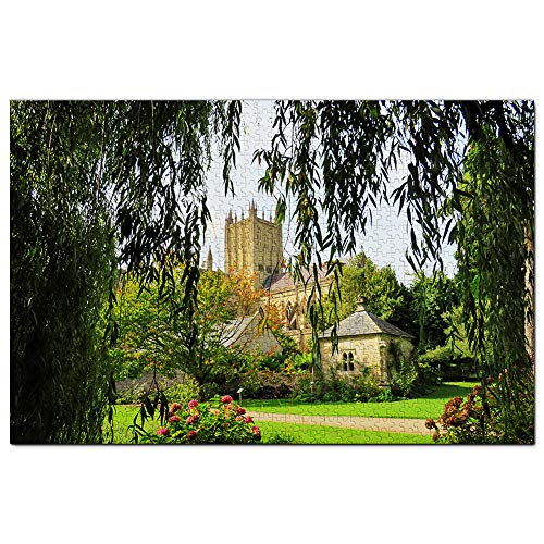 Großbritannien England Wells Cathedral Bishop's Garden Puzzle für Erwachsene 200 Teile Reisegeschenk Souvenir 35x25CM von CUREW