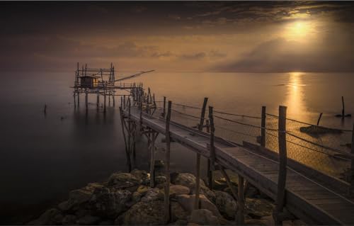 Niedliches Premium-Puzzle mit 1000 Teilen – Jedes Teil ist einzigartig – Anspruchsvolles, unterhaltsames Spiel für Erwachsene und die ganze Familie, Küste, Italien, Abruzzen, 38 x 26 cm Niedliches Premium-Puzzle mit 1000 Teilen – Jedes Teil ist einzigartig – Anspruchsvolles, unterhaltsames Spiel für Erwachsene und die ganze Familie, Küste, Italien, Abruzzen, 38 x 26 cm von CUREW