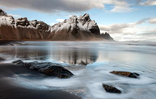 Niedliches Puzzle mit 500 Teilen – jedes Teil ist einzigartig – anspruchsvolles Spaßspiel für Erwachsene und die ganze Familie, Landschaft, Berge, Island, 52 x 38 cm Niedliches Puzzle mit 500 Teilen – jedes Teil ist einzigartig – anspruchsvolles Spaßspiel für Erwachsene und die ganze Familie, Landschaft, Berge, Island, 52 x 38 cm von CUREW