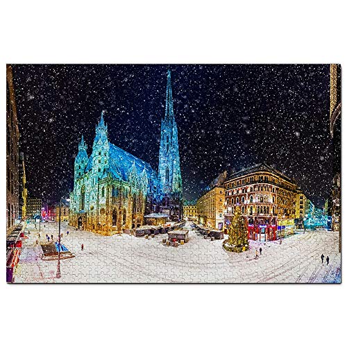 Österreich Wien Stephansdom Puzzle für Erwachsene 1000 Stück Reisegeschenk Souvenir 70x50CM Österreich Wien Stephansdom Puzzle für Erwachsene 1000 Stück Reisegeschenk Souvenir 70x50CM von CUREW