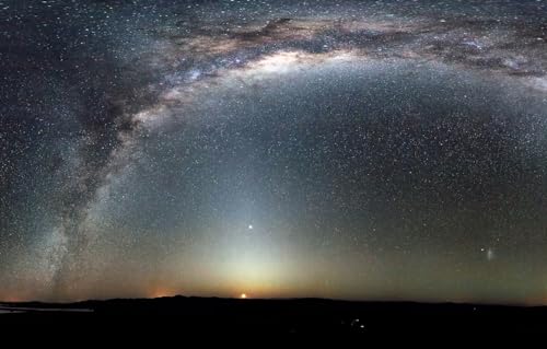 Personalisiertes Foto-Puzzle, individuelle Holzpuzzles aus Fotos, 500 Teile für Erwachsene, Mond, Chile, Observatorium, 52 x 38 cm von CUREW