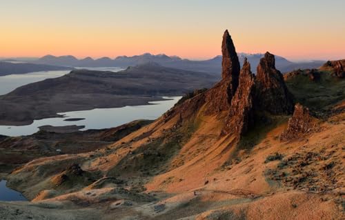 Puzzle 100 Teile für Erwachsene Puzzle für Erwachsene 100 Teile Lernpuzzle, Hügel, Isle of Skye, Landschaften 45,5x35,5CM von CUREW