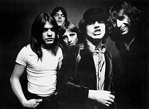 Puzzle 1000 Teile für Erwachsene, ACDC-Rockband, lehrreich, intellektuell, entspannendes Spielzeug, lustiges Familienspiel für Kinder und Erwachsene, anspruchsvolles Puzzle-Geschenk, 70 x 50 cm von CUREW