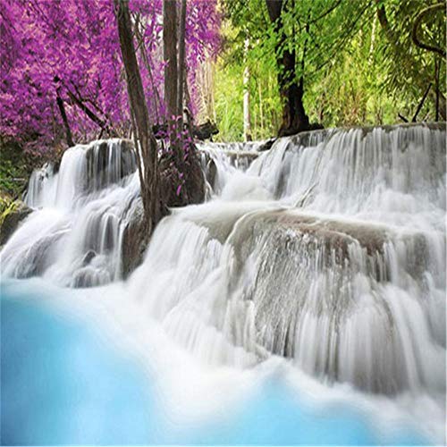 Puzzle 200 Teile, Wälder und Wasserfälle, Impossible Puzzle, Geschicklichkeitsspiel für die ganze Familie, buntes Legespiel, Erwachsenenpuzzle ab 14 Jahren, 35x25CM von CUREW