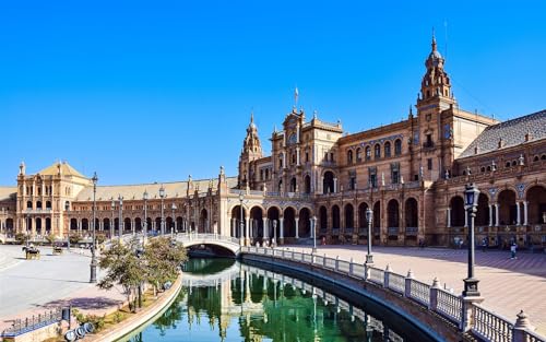Puzzle 200 Teile Sevilla Platz Gebäude Reise Spanien Europa 35x25CM Puzzle 200 Teile Sevilla Platz Gebäude Reise Spanien Europa 35x25CM von CUREW