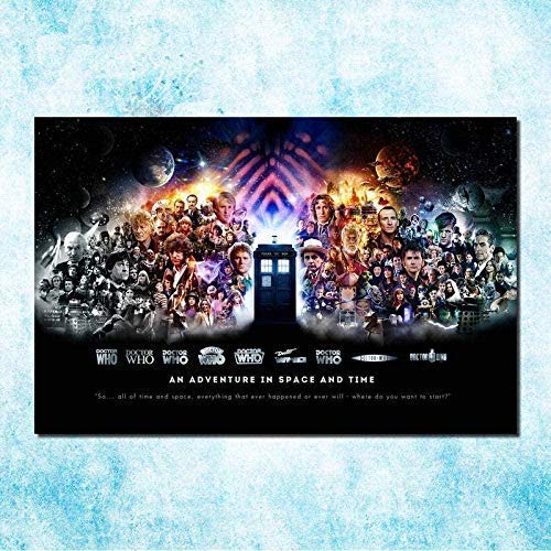 Puzzle Doctor Who Kartonpuzzle 1000 Teile Lustiges Spielzeug für Erwachsene Heimdekoration TV-Serie „Sternennacht“ 38 x 26 cm von CUREW