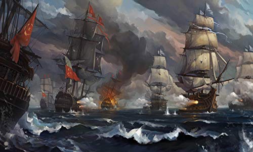 Puzzle | Segelschiffe, Großsegler (2), anspruchsvolles, schwieriges Puzzle (500 Teile) 52x38CM von CUREW
