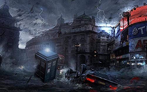 Puzzle für Erwachsene, 100 Teile, Doctor Who-Puzzles für Kinder, Lernspielzeug, Denkspiel, Geschenk, 45,5 x 35,5 cm Puzzle für Erwachsene, 100 Teile, Doctor Who-Puzzles für Kinder, Lernspielzeug, Denkspiel, Geschenk, 45,5 x 35,5 cm von CUREW