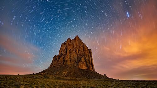 Puzzle für Erwachsene, 100 Teile, Sternspuren über Shiprock, New Mexico, 45,5 x 35,5 cm von CUREW