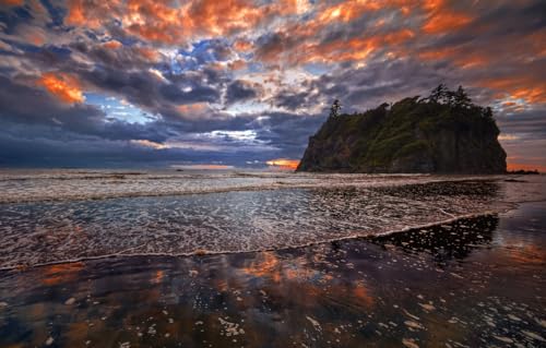 Puzzle für Erwachsene, 1000 Teile, Holzpuzzle, Kunstwerk, Puzzle, Wanddekoration, einzigartige Geburtstagsgeschenke, Wellen, Strand, Insel, 38 x 26 cm Puzzle für Erwachsene, 1000 Teile, Holzpuzzle, Kunstwerk, Puzzle, Wanddekoration, einzigartige Geburtstagsgeschenke, Wellen, Strand, Insel, 38 x 26 cm von CUREW