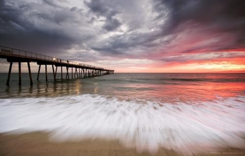 Puzzle für Erwachsene – 100-teiliges Puzzle für Kinder, Strand, 45,5 x 35,5 cm Puzzle für Erwachsene – 100-teiliges Puzzle für Kinder, Strand, 45,5 x 35,5 cm von CUREW