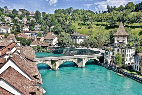 Puzzle für Erwachsene 1000 Bern Schweizer historisches Erbe Berühmtes mittelalterliches Wahrzeichen 70x50CM Puzzle für Erwachsene 1000 Bern Schweizer historisches Erbe Berühmtes mittelalterliches Wahrzeichen 70x50CM von CUREW