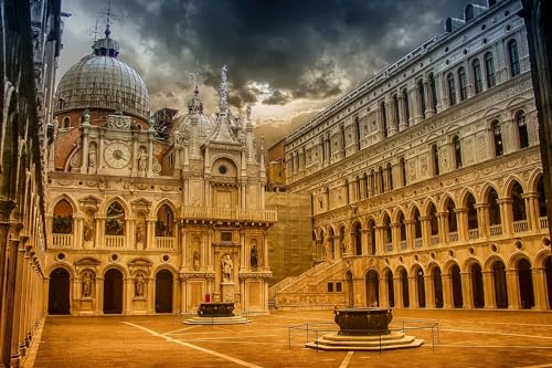 Puzzle für Erwachsene 1000 Teile Venedig Piazza San Marco 70x50CM von CUREW