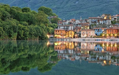 Puzzle für Erwachsene 500 | Puzzle | Puzzles 500 Teile für Erwachsene, Italien, Mergozzo 52x38CM von CUREW