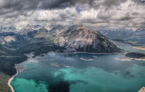 Puzzles mit 1000 Teilen für Jugendliche und Erwachsene – 1000-teiliges Puzzle, Berge, 38 x 26 cm Puzzles mit 1000 Teilen für Jugendliche und Erwachsene – 1000-teiliges Puzzle, Berge, 38 x 26 cm von CUREW