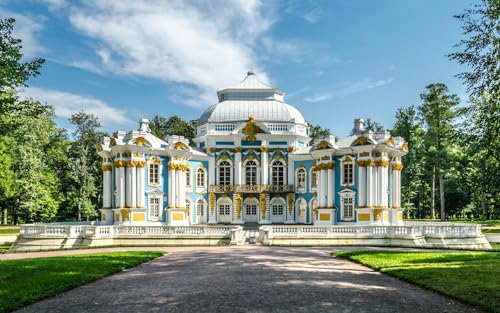 Schwieriges Puzzle für Erwachsene 500 Teile Zarskoje Selo 02 Eremitage-Pavillon 52x38CM von CUREW