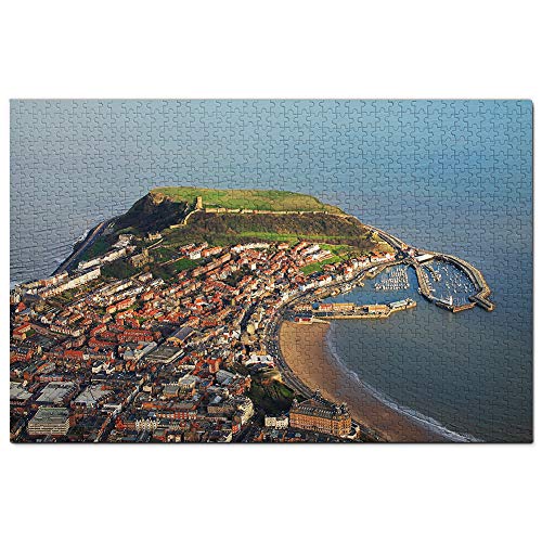 UK England Scarborough Beach Puzzle für Erwachsene 1000 Teile Reisegeschenk Souvenir 38x26CM von CUREW