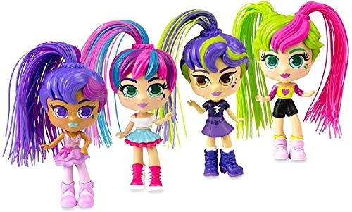 CURLIGIRLS CURLI Girls 82082 Single Pack by Silverlit, Frisierpuppen, magischen Haaren, inklusive Accessoires, 1 x Puppen, 15 cm, bunt, ab 3 Jahren von Silverlit