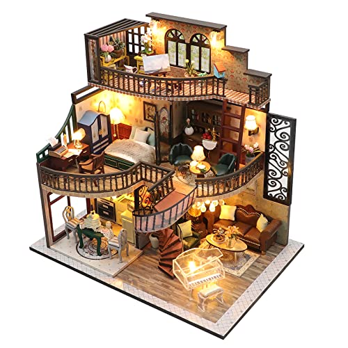 CUTEROOM DIY Miniatur Haus Bausatz Miniaturhaus Kit (M2132) von CUTEROOM