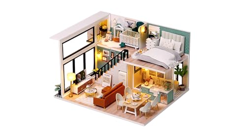 CUTEROOM DIY Miniatur Haus Puppenhaus Kit Puppenhaus Miniatur mit Möbeln und Musik CUTEROOM DIY Miniatur Haus Puppenhaus Kit Puppenhaus Miniatur mit Möbeln und Musik von CUTEROOM